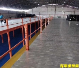 深圳貨架廠家都想知道哪個行業(yè)的倉庫重型閣樓平臺比較多