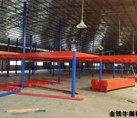 湖北武漢閣樓貨架平臺(tái)定做案例